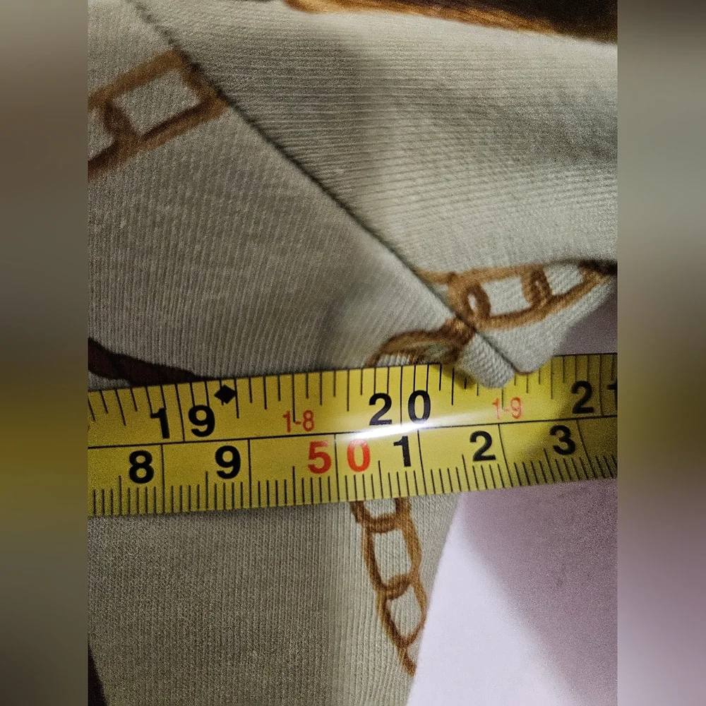 NWT Lauren Ralph Lauren Belting-Print Cotton Boatneck Tee / Size 1X - Picture 7 of 7